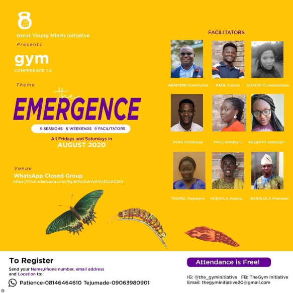 GYM Conference 1.0 flyer