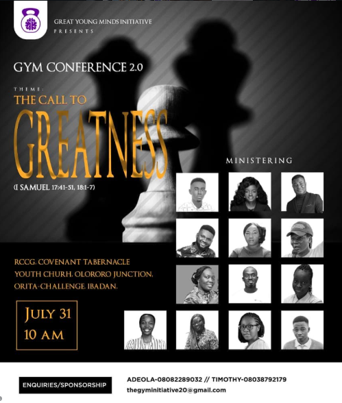 GYM Conference 2.0 flyer