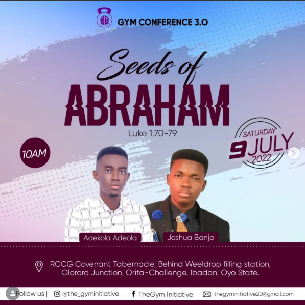 GYM Conference 3.0 flyer